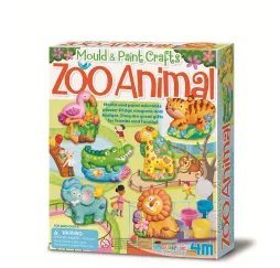 4m Odlewy gipsowe Zoo zestaw kreatywny dla dzieci 5+