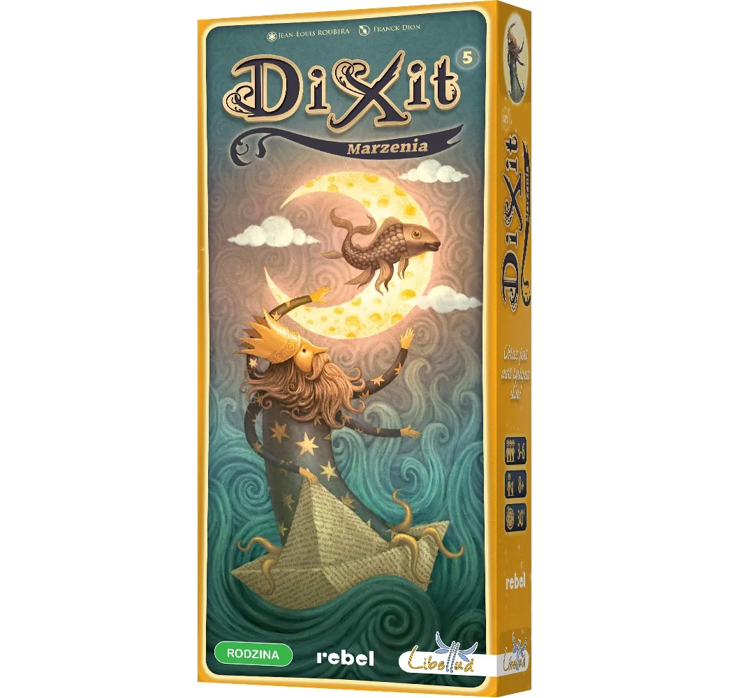 Dixit 5 Marzenia gra karciana Rebel – kreatywna zabawa rodzinna