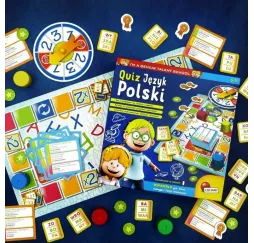 Lisciani Mały Geniusz, Quiz – język polski gra planszowa 5+