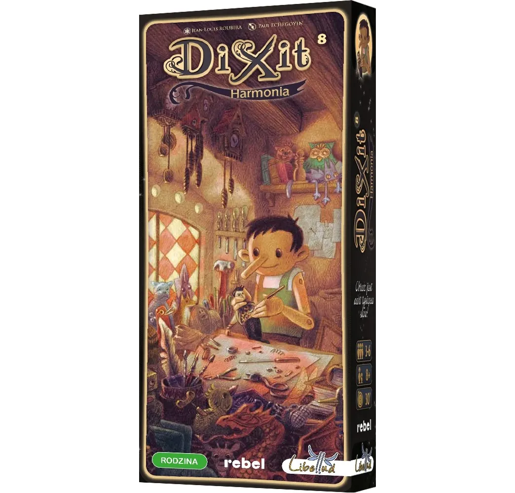 Dixit 8: Harmonia gra karciana rodzinne emocje Rebel 6+