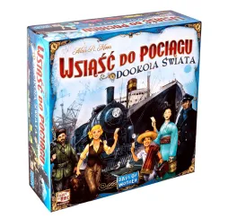 Wsiąść do Pociągu: Dookoła Świata – gra planszowa Rebel 8+