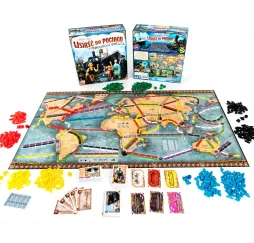 Wsiąść do Pociągu: Dookoła Świata – gra planszowa Rebel 8+