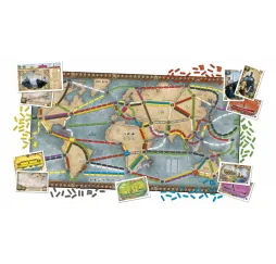 Wsiąść do Pociągu: Dookoła Świata – gra planszowa Rebel 8+