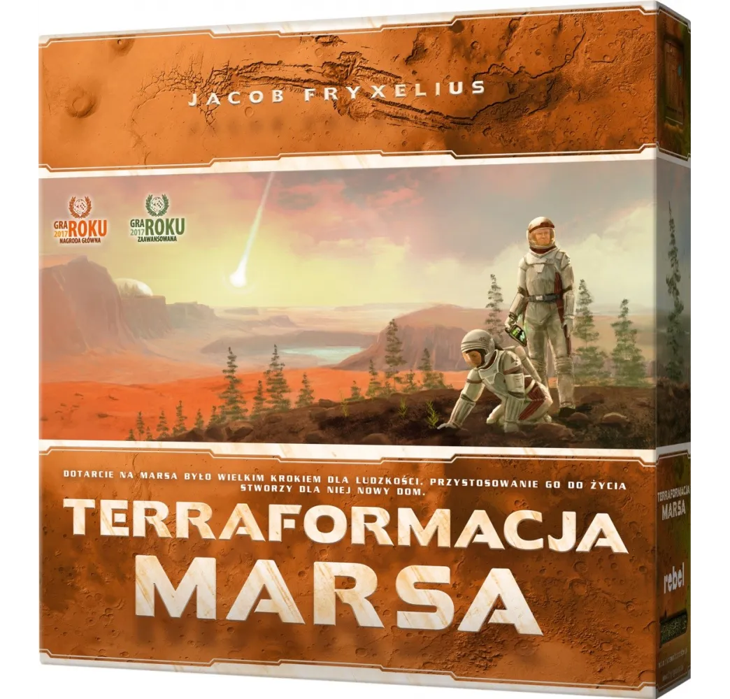 Terraformacja Marsa Gra Roku – planszowa przygoda Rebel 12+