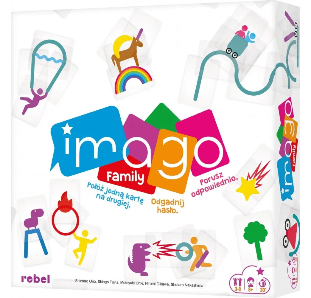 Imago Family Rebel – gra planszowa rodzinna dla 3-8 osób