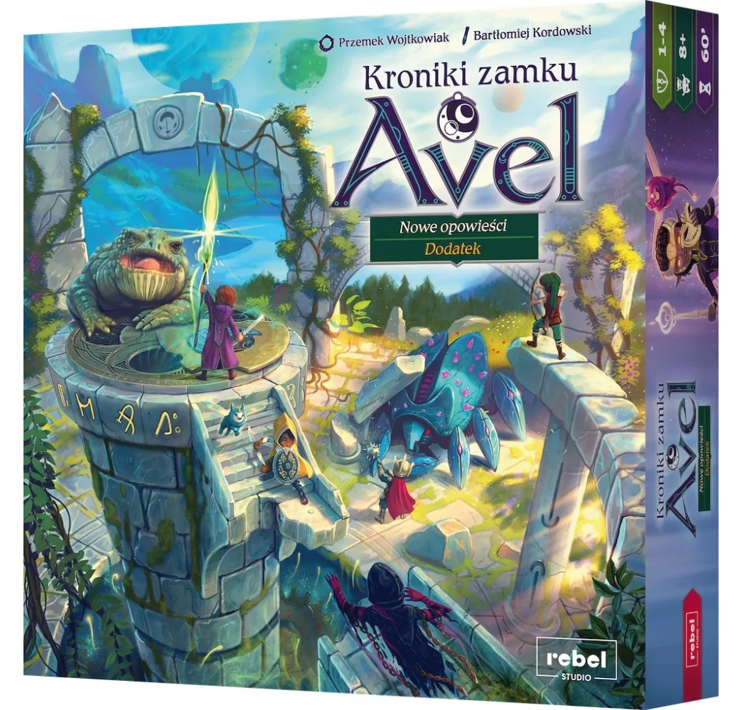 Kroniki zamku Avel: Nowe opowieści – gra planszowa Rebel 8+