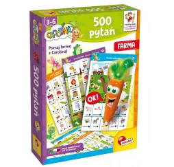 Lisciani Carotina 500 pytań Farma – gra edukacyjna dla dzieci