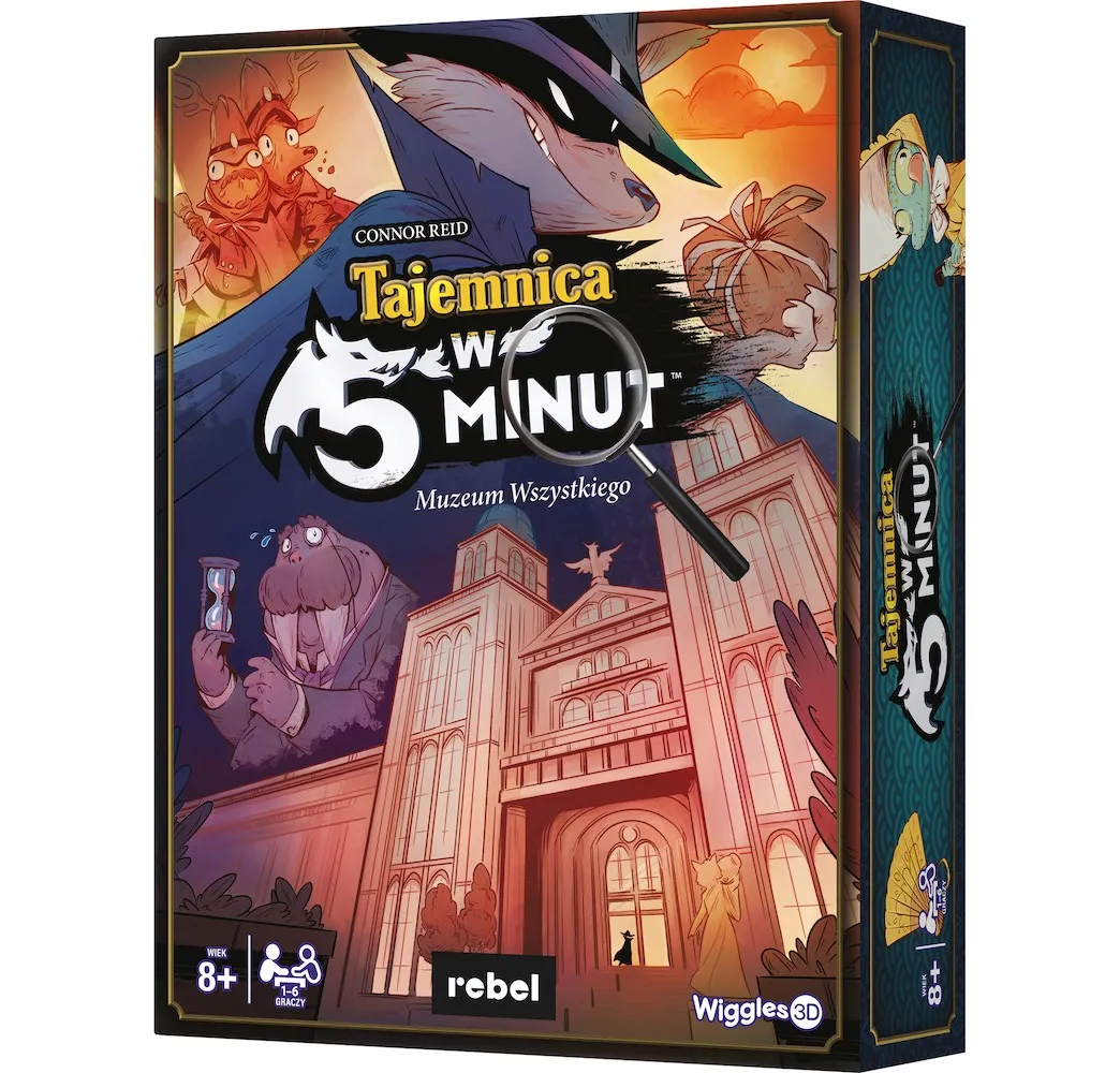 Rebel Gra Tajemnica w 5 minut – gra planszowa rodzinna 8+