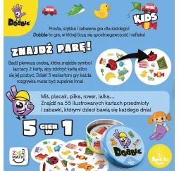 Rebel Dobble Kids Eco – gra karciana dla dzieci 4+