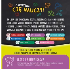 Carotina 10 gier z czytaniem i pisaniem Lisciani
