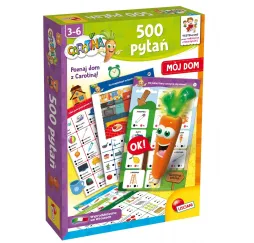 Carotina 500 pytań – Mój dom gra edukacyjna Lisciani 3+