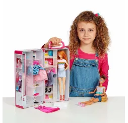 Klein Szafa-garderoba Barbie mebelki dla dziewczynek 3+