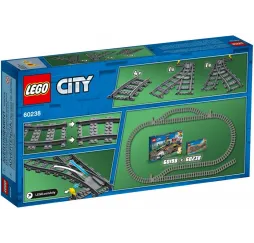 LEGO City Zwrotnice – klocki konstrukcyjne dla dzieci 5+