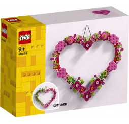 LEGO Ozdoba w kształcie serca – klocki konstrukcyjne dla dzieci