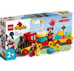 LEGO DUPLO Disney Urodzinowy pociąg myszek – klocki edukacyjne