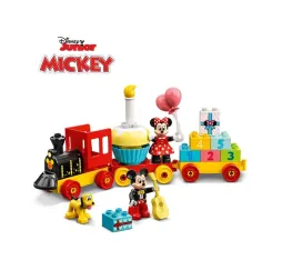 LEGO DUPLO Disney Urodzinowy pociąg myszek – klocki edukacyjne