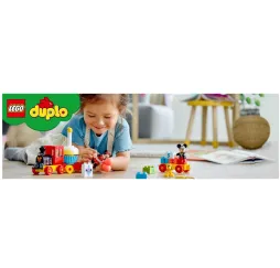 LEGO DUPLO Disney Urodzinowy pociąg myszek – klocki edukacyjne