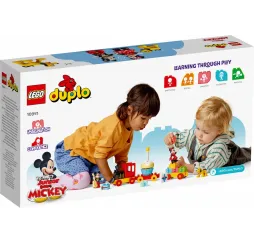 LEGO DUPLO Disney Urodzinowy pociąg myszek – klocki edukacyjne