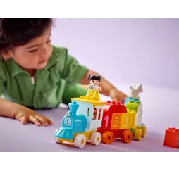 LEGO DUPLO Pociąg z cyferkami – klocki edukacyjne dla malucha