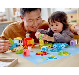 LEGO DUPLO Pociąg z cyferkami – klocki edukacyjne dla malucha