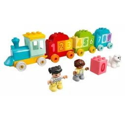 LEGO DUPLO Pociąg z cyferkami – klocki edukacyjne dla malucha