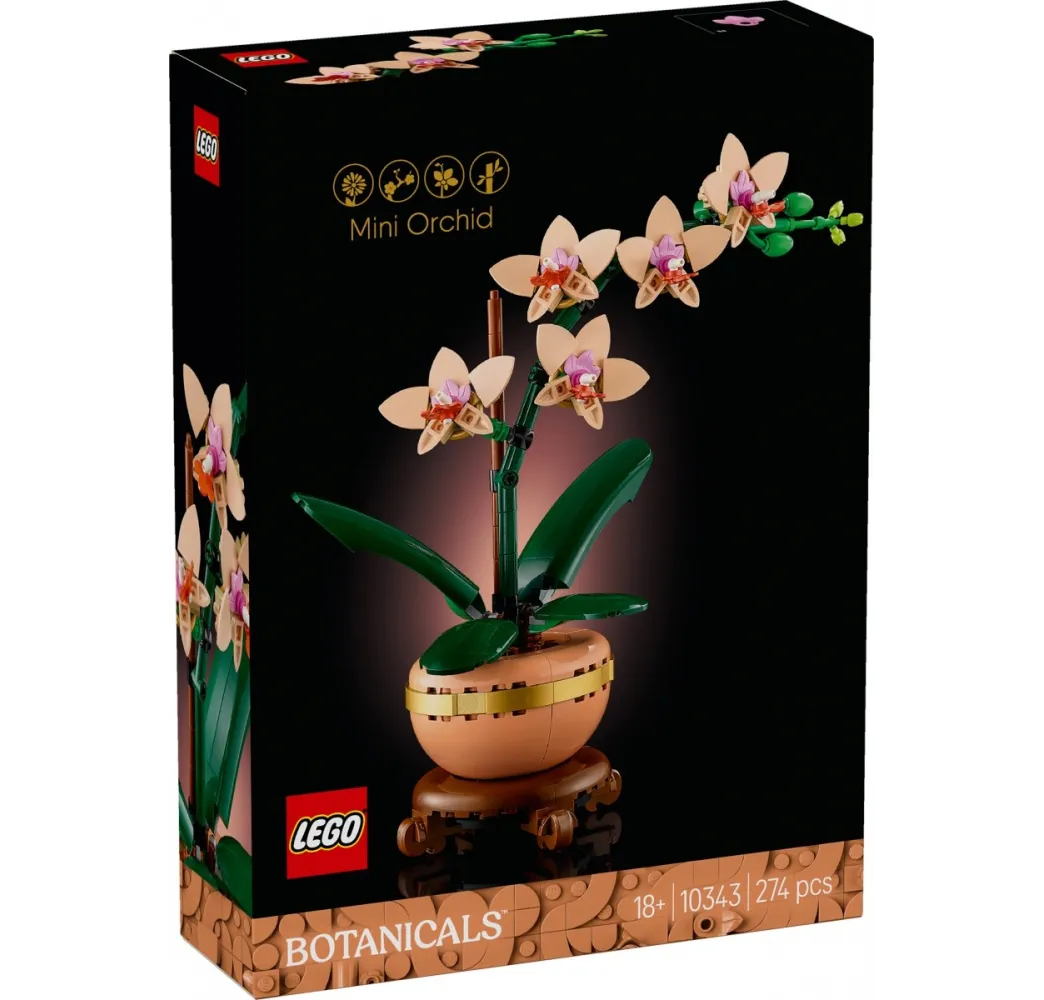 LEGO Botanicals Mała orchidea – klocki konstrukcyjne dla dorosłych