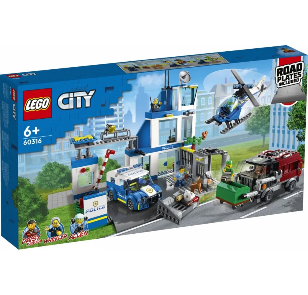 LEGO City Posterunek policji – klocki konstrukcyjne dla dzieci