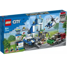 LEGO City Posterunek policji – klocki konstrukcyjne dla dzieci