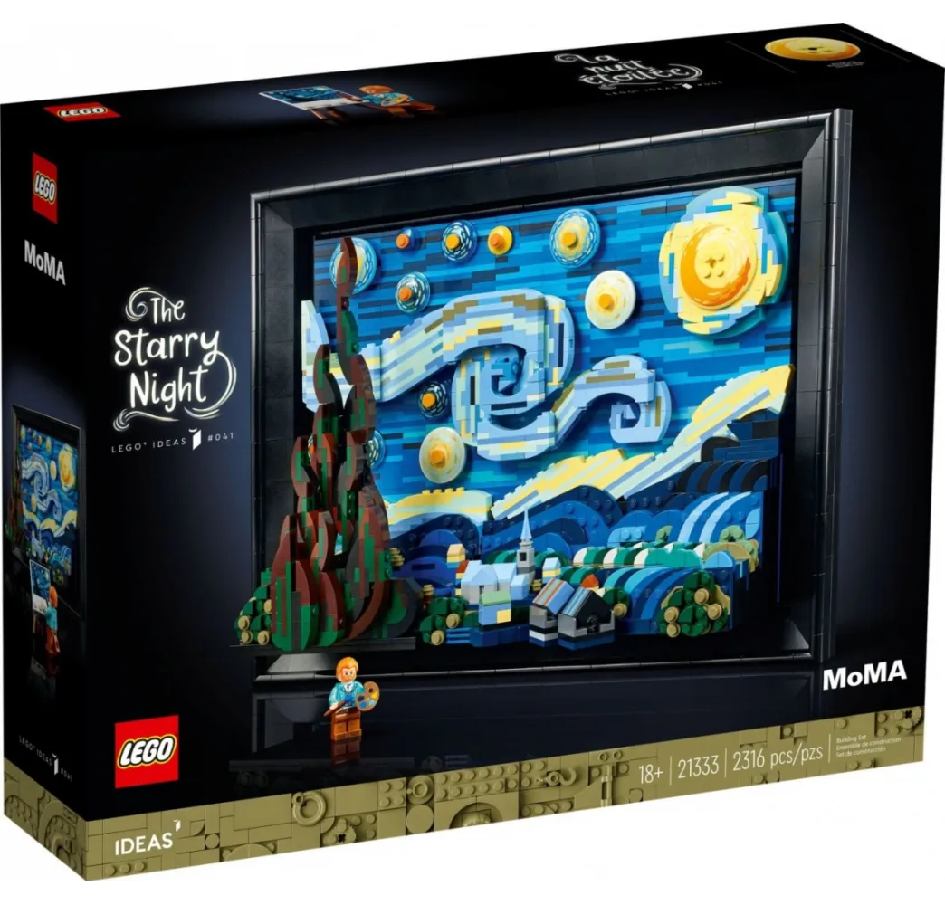 LEGO Gwiaździsta noc van Gogha – klocki konstrukcyjne dla dorosłych