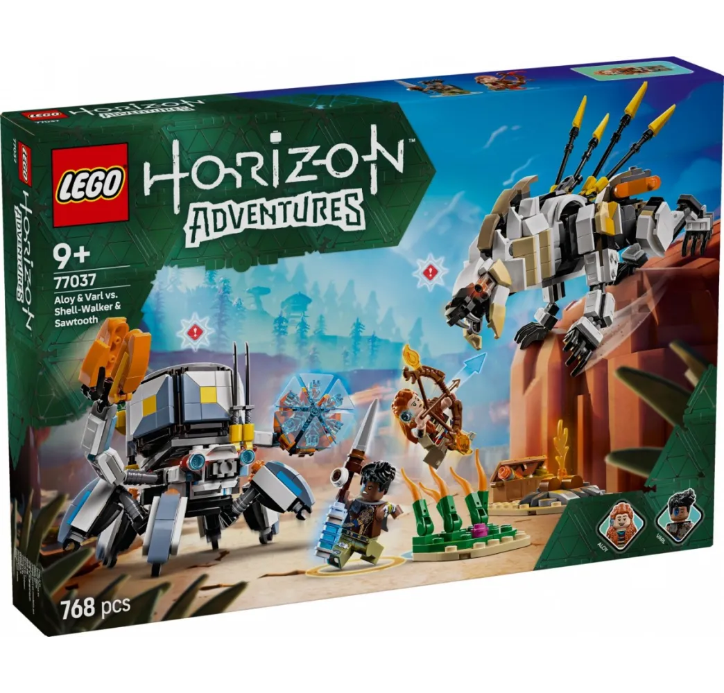 LEGO Horizon Aloy i Varl kontra krabołaz – klocki konstrukcyjne