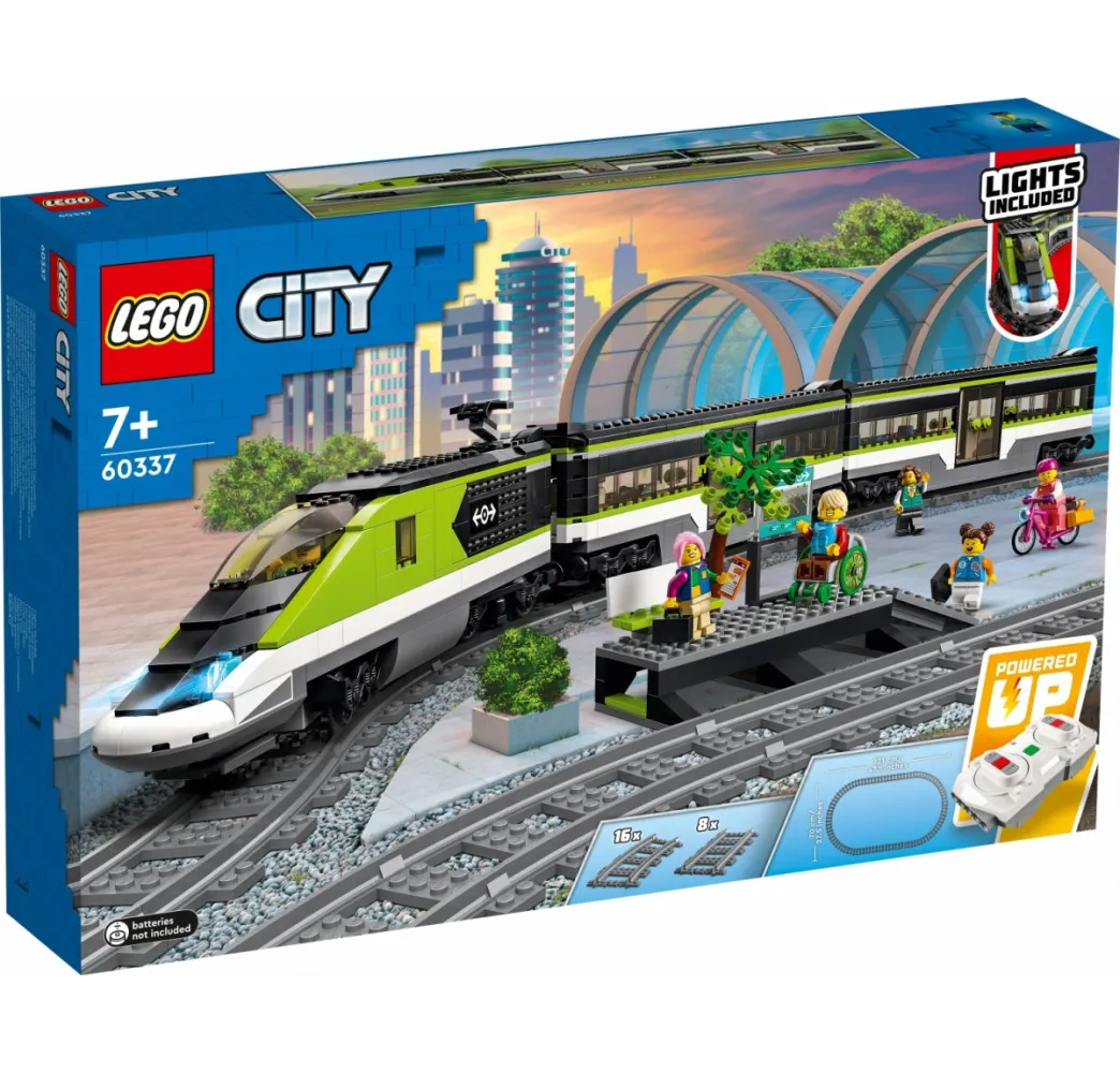 LEGO City Ekspresowy pociąg pasażerski – klocki konstrukcyjne