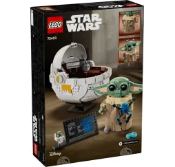 Grogu w wózku LEGO Star Wars – klocki konstrukcyjne dla dzieci