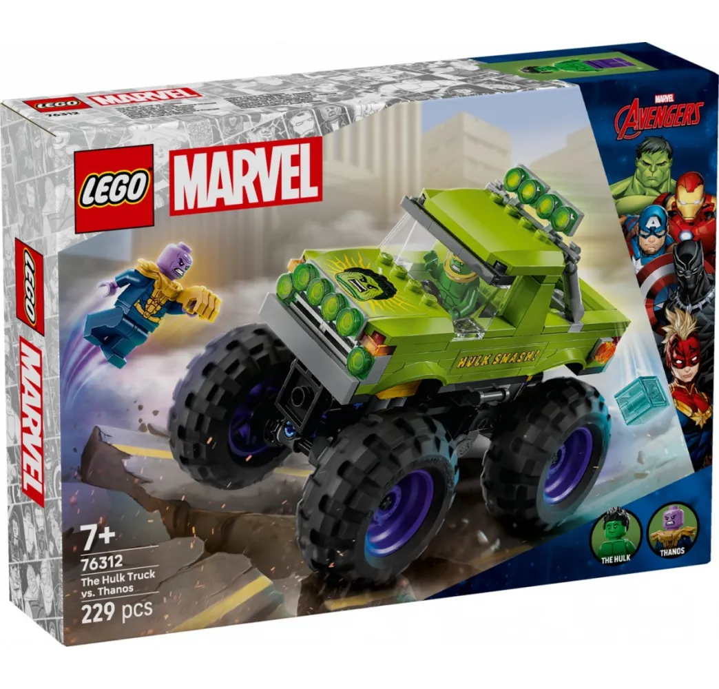 LEGO Super Heroes Hulk vs Thanos – klocki konstrukcyjne Marvel 7+