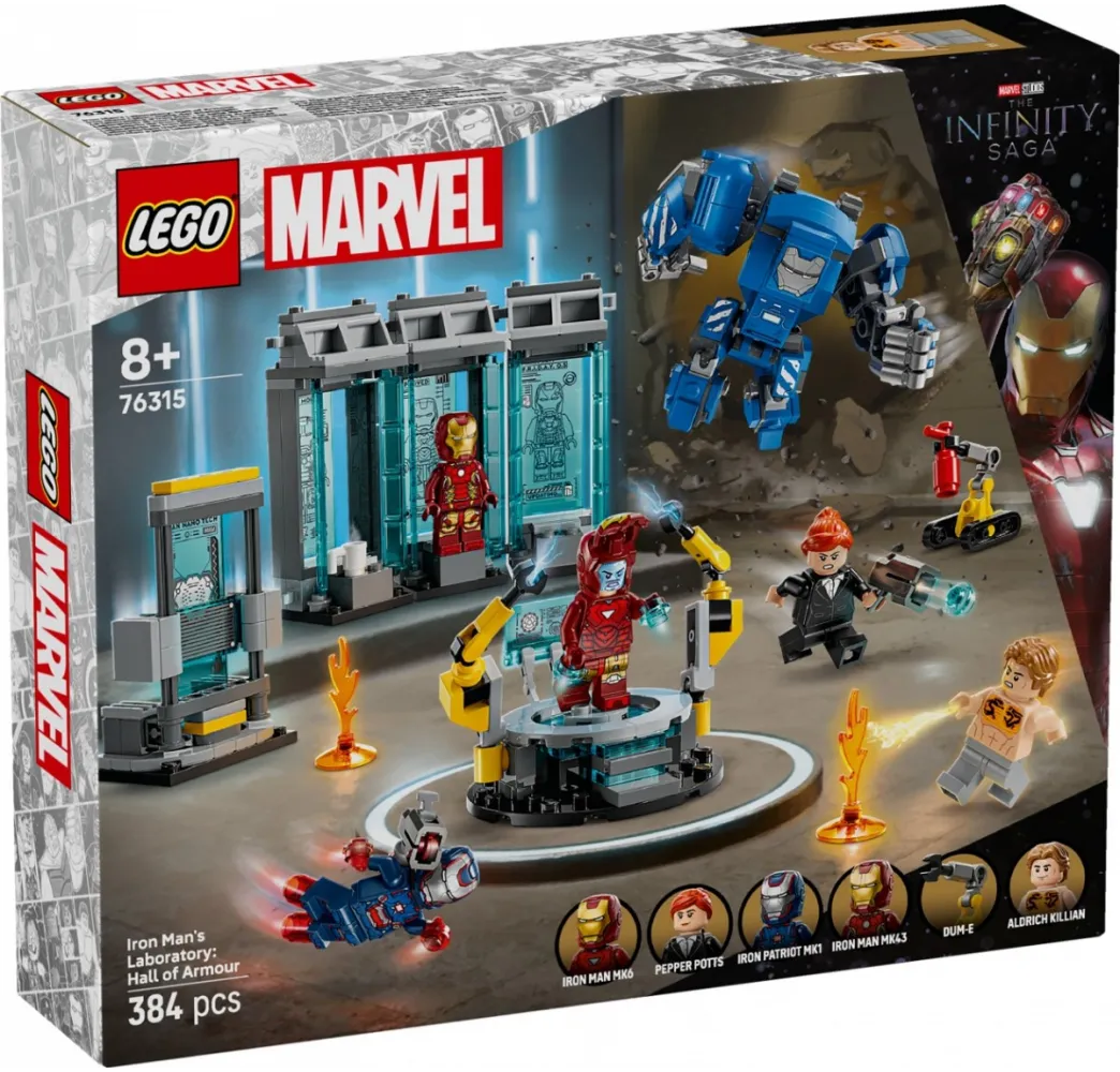 LEGO Super Heroes Laboratorium Iron Mana – klocki konstrukcyjne