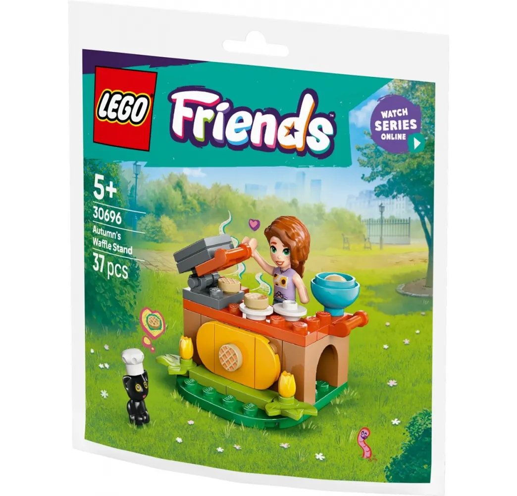 LEGO Friends Stoisko z goframi Autumn – klocki konstrukcyjne 5+