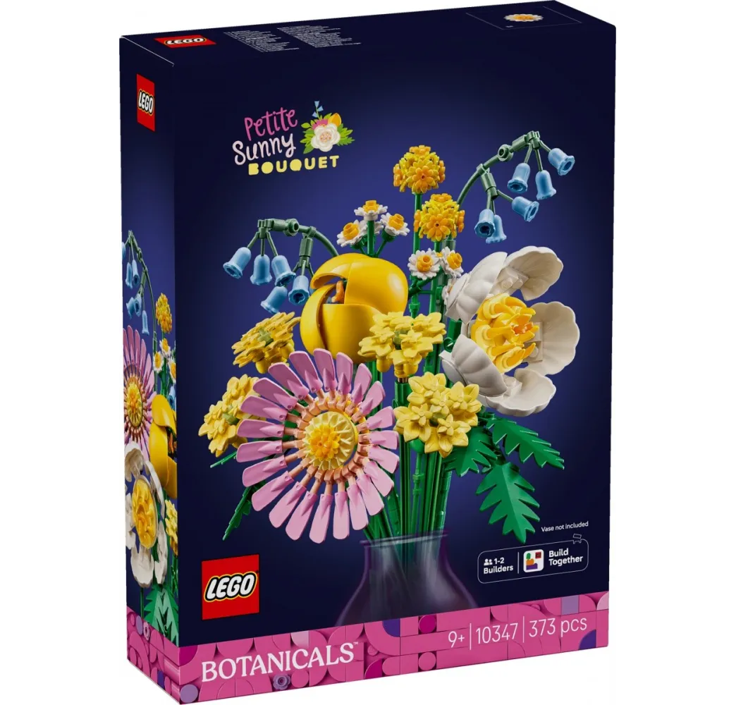 LEGO Botanicals Mały bukiet żółtych kwiatów – klocki konstrukcyjne
