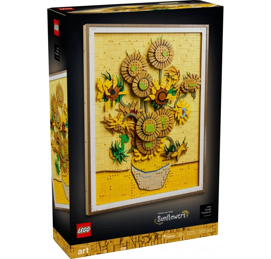LEGO Art Słoneczniki van Gogh – klocki konstrukcyjne dla dorosłych