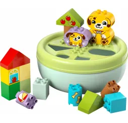 LEGO DUPLO Sorter kształtów dom szczeniaczków – klocki edukacyjne