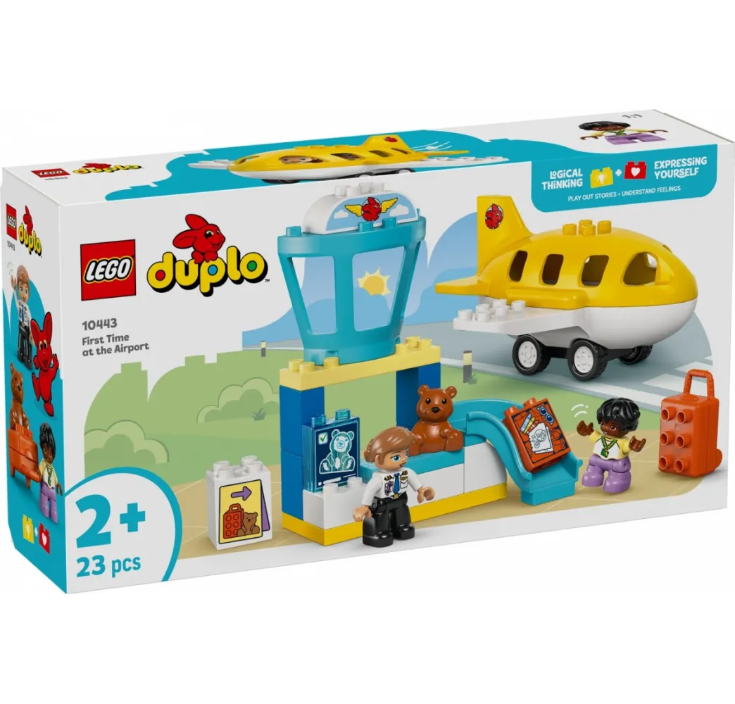 LEGO DUPLO Pierwszy raz: Na lotnisku – klocki edukacyjne
