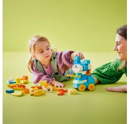 LEGO DUPLO Zwierzątka na kółkach – klocki edukacyjne dla malucha