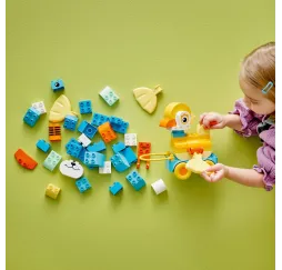 LEGO DUPLO Zwierzątka na kółkach – klocki edukacyjne dla malucha