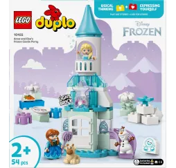 LEGO DUPLO Frozen – Przyjęcie w lodowym zamku, klocki dla dzieci