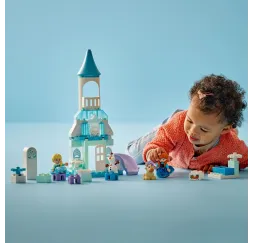 LEGO DUPLO Frozen – Przyjęcie w lodowym zamku, klocki dla dzieci