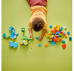 LEGO DUPLO Dinozaury na kółkach – klocki edukacyjne dla dzieci