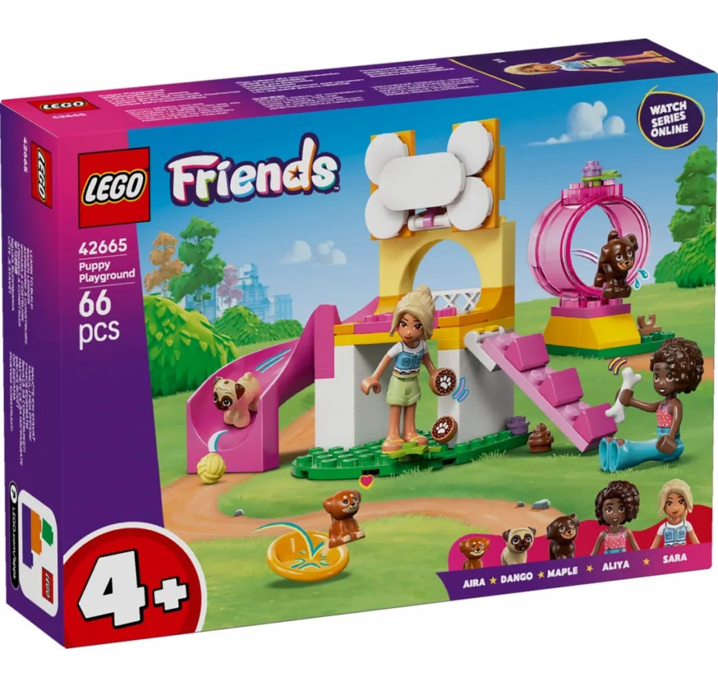 LEGO Friends Plac zabaw dla szczeniaczków – klocki konstrukcyjne