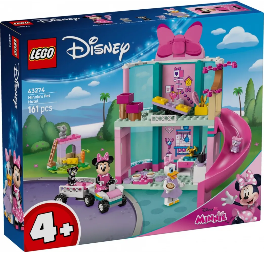 LEGO Disney Hotel dla zwierząt Minnie – klocki konstrukcyjne 4+