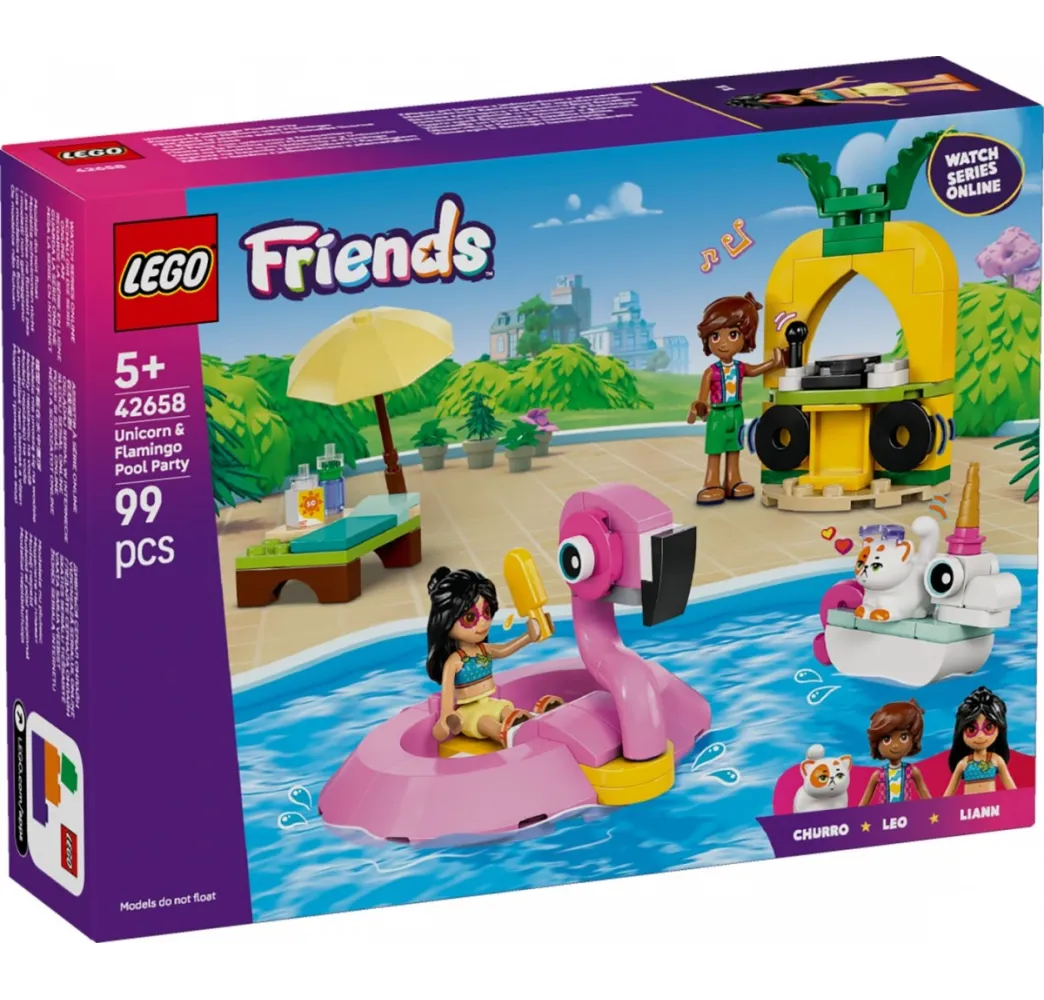 LEGO Friends Impreza na basenie – klocki konstrukcyjne dla dzieci