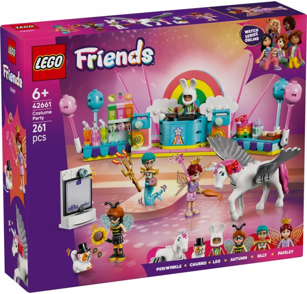 LEGO Friends Bal przebierańców – klocki konstrukcyjne dla dzieci