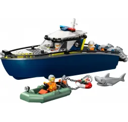 LEGO City Pościg łodzią policyjną – klocki konstrukcyjne 6+