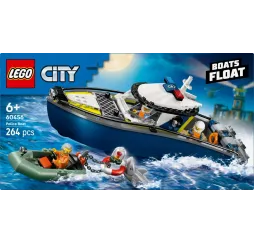LEGO City Pościg łodzią policyjną – klocki konstrukcyjne 6+